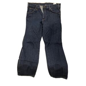 Dickies Relaxed Fit Baggy Blue Jeans Mens 36x32